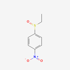 molecular formula C8H9NO3S B8741568 1-(Ethylsulfinyl)-4-nitrobenzene CAS No. 7205-70-1