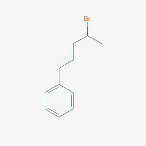 molecular formula C11H15Br B8741580 (4-Bromopentyl)benzene 