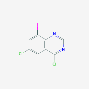 molecular formula C8H3Cl2IN2 B8741584 4,6-Dichloro-8-iodo-quinazoline CAS No. 100949-33-5