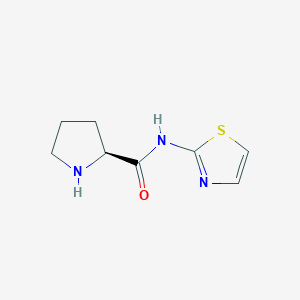 molecular formula C8H11N3OS B8741603 (S)-N-(Thiazol-2-yl)pyrrolidine-2-carboxamide 