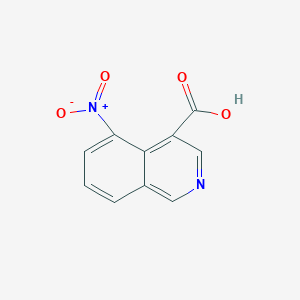 molecular formula C10H6N2O4 B8741620 5-Nitroisoquinoline-4-carboxylic acid CAS No. 62781-94-6