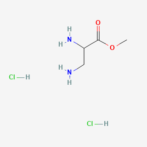 molecular formula C4H12Cl2N2O2 B8741673 Methyl 2,3-diaminopropionate dihydrochloride CAS No. 6059-44-5