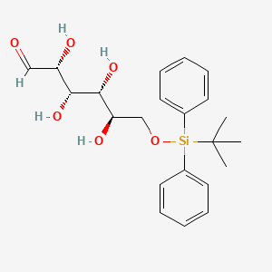 molecular formula C22H30O6Si B8741692 6-O-[tert-Butyl(diphenyl)silyl]-D-glucose 