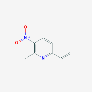 molecular formula C8H8N2O2 B8741750 6-Ethenyl-2-methyl-3-nitropyridine 