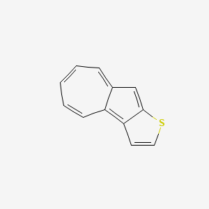 molecular formula C12H8S B8741762 Azuleno[2,1-b]thiophene CAS No. 248-13-5