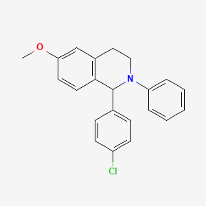 1,2,3,4-Tetrahydro-1-(4-chlorophenyl)-6-methoxy-2-phenylisoquinoline