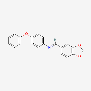 N-(3,4-Methylenedioxybenzylidene)-4-phenoxyaniline