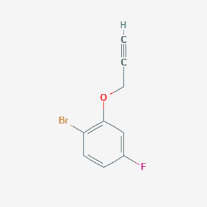 1-Bromo-4-fluoro-2-[(prop-2-yn-1-yl)oxy]benzene