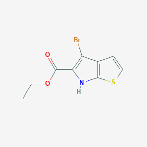 ethyl 4-bromo-6H-thieno[2,3-b]pyrrole-5-carboxylate