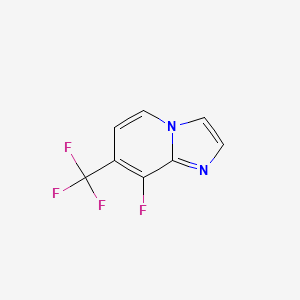 8-Fluoro-7-(trifluoromethyl)imidazo[1,2-a]pyridine