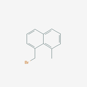 molecular formula C12H11Br B8741845 1-Bromomethyl-8-methylnaphthalene 