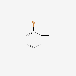 molecular formula C8H7Br B8741857 2-Bromobicyclo[4.2.0]octa-1,3,5-triene 