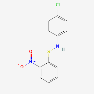 4-Chloro-N-[(2-nitrophenyl)sulfanyl]aniline