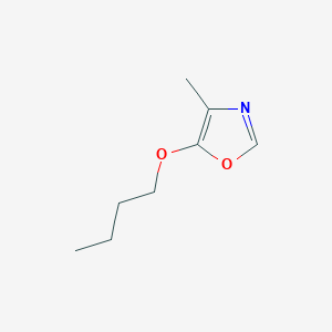 molecular formula C8H13NO2 B8741909 4-Methyl-5-n-butoxyoxazole CAS No. 24201-52-3