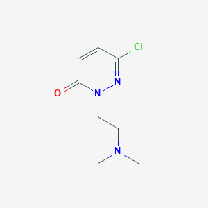 molecular formula C8H12ClN3O B8741932 6-Chloro-2-(2-(dimethylamino)ethyl)pyridazin-3(2H)-one CAS No. 763053-53-8