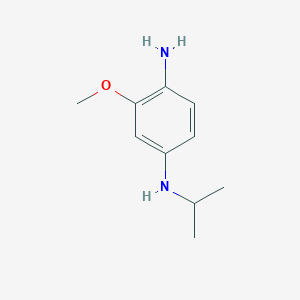 molecular formula C10H16N2O B8741968 N1-isopropyl-3-methoxybenzene-1,4-diamine 
