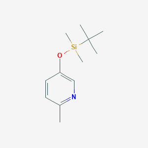molecular formula C12H21NOSi B8741977 5-((tert-Butyldimethylsilyl)oxy)-2-methylpyridine 