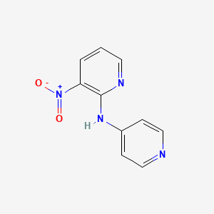 molecular formula C10H8N4O2 B8742021 3-Nitro-2-(4-pyridylamino)pyridine CAS No. 54706-03-5