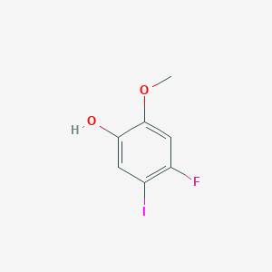molecular formula C7H6FIO2 B8742051 4-Fluoro-5-iodo-2-methoxyphenol CAS No. 900174-83-6