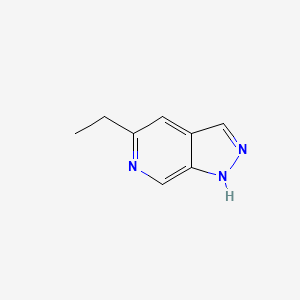 molecular formula C8H9N3 B8742303 5-ethyl-1H-pyrazolo[3,4-c]pyridine 