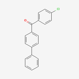 molecular formula C19H13ClO B8742326 4-Chloro-4'-phenyl benzophenone 