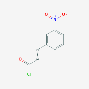 molecular formula C9H6ClNO3 B8742336 3-Nitro cinnamoyl chloride 
