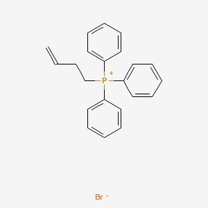 molecular formula C22H22P+ B8742345 Triphenyl(3-butenyl)phosphonium bromide CAS No. 16958-42-2