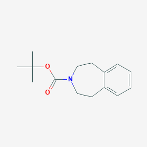 molecular formula C15H21NO2 B8742365 1,2,4,5-Tetrahydro-benzo[d]azepine-3-carboxylic acid tert-butyl ester 