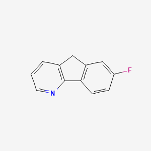 molecular formula C12H8FN B8742370 7-fluoro-5H-indeno[1,2-b]pyridine CAS No. 97677-23-1