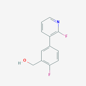 (2-Fluoro-5-(2-fluoropyridin-3-yl)phenyl)methanol