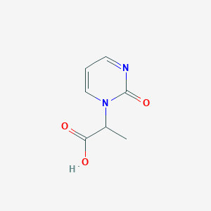 molecular formula C7H8N2O3 B8742412 2-[2-oxopyrimidin-1(2H)-yl]propanoic acid CAS No. 953720-72-4