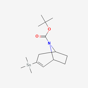Tert-butyl 3-(trimethylstannyl)-8-azabicyclo[3.2.1]oct-2-ene-8-carboxylate