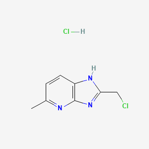 2-(Chloromethyl)-5-methyl-3H-imidazo[4,5-b]pyridine hydrochloride