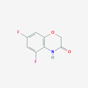 molecular formula C8H5F2NO2 B8742589 5,7-Difluoro-4H-benzo[1,4]oxazin-3-one 