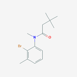 molecular formula C14H20BrNO B8742623 N-(2-bromo-3-methylphenyl)-N,3,3-trimethylbutanamide 