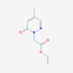 molecular formula C9H12N2O3 B8742643 ethyl [4-methyl-6-oxopyridazin-1(6H)-yl]acetate 