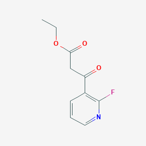 molecular formula C10H10FNO3 B8742744 Ethyl 3-(2-fluoropyridine-3-yl)-3-oxopropanoate 