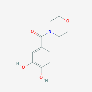 molecular formula C11H13NO4 B8742789 (3,4-Dihydroxyphenyl)(4-morpholinyl)methanone 