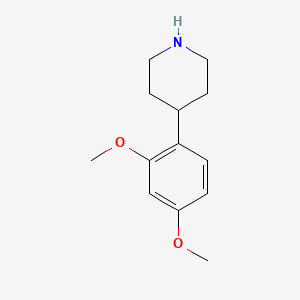 molecular formula C13H19NO2 B8742813 4-(2,4-Dimethoxyphenyl)piperidine 