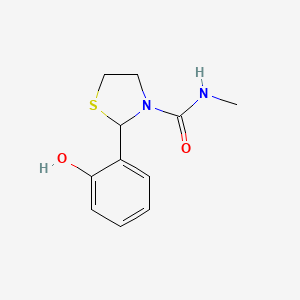 2-(2-Hydroxyphenyl)-N-methyl-1,3-thiazolidine-3-carboxamide