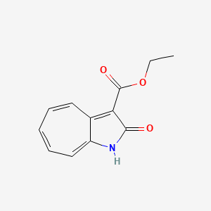 Cyclohepta[b]pyrrole-3-carboxylic acid, 1,2-dihydro-2-oxo-, ethyl ester