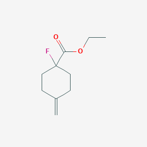 ethyl 1-fluoro-4-methylidenecyclohexane-1-carboxylate