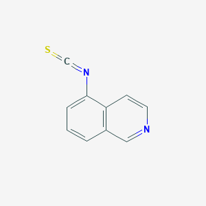 molecular formula C10H6N2S B8742917 5-Isothiocyanatoisoquinoline CAS No. 62855-11-2