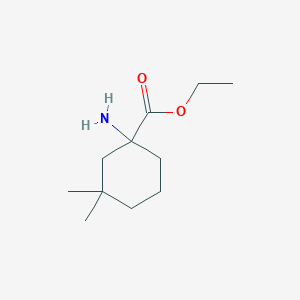 Ethyl 1-amino-3,3-dimethylcyclohexanecarboxylate