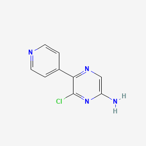 6-Chloro-5-pyridin-4-ylpyrazin-2-amine