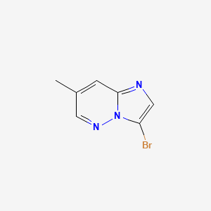 molecular formula C7H6BrN3 B8742930 3-Bromo-7-methylimidazo[1,2-b]pyridazine 