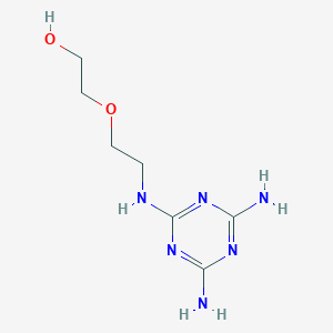 2-{2-[(4,6-Diamino-1,3,5-triazin-2-yl)amino]ethoxy}ethan-1-ol
