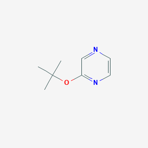 molecular formula C8H12N2O B8742940 2-Tert-butoxypyrazine CAS No. 70090-30-1