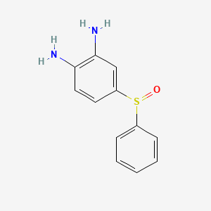 4-(Benzenesulfinyl)benzene-1,2-diamine