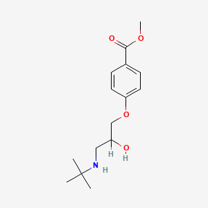 molecular formula C15H23NO4 B8742973 Methyl 4-[3-(tert-butylamino)-2-hydroxypropoxy]benzoate 